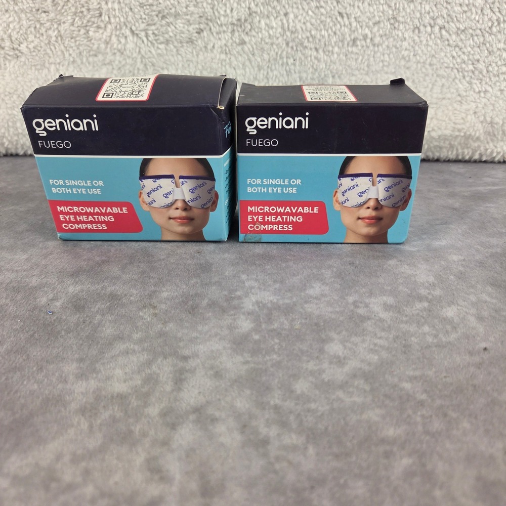 Geniani Fuego Eye Compress Self-Hydrating Clay Beads Heat Cool Therapy Mask